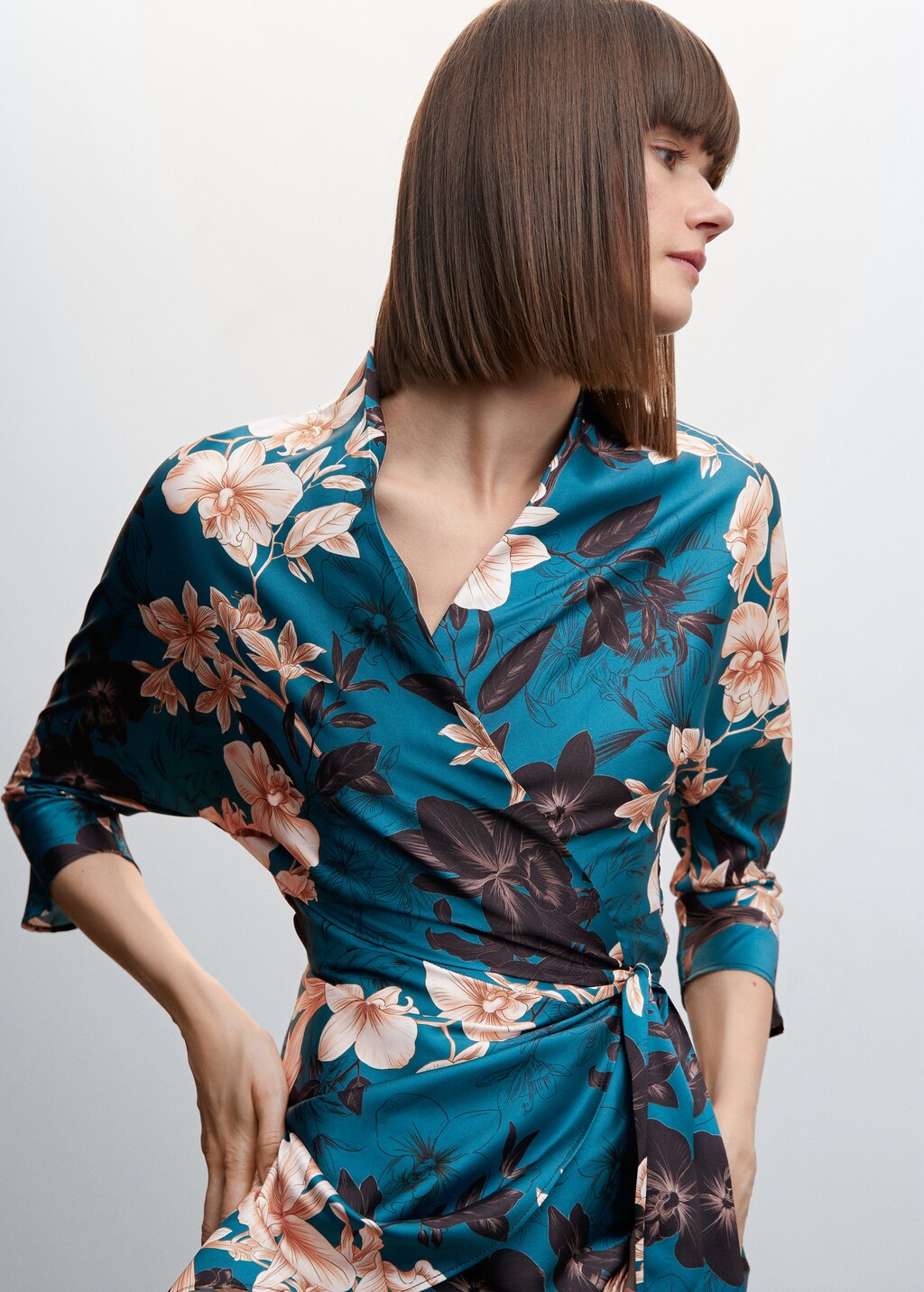 Mango kimono kleid Clearance